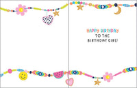 Birthday Greeting Card - Charm Bracelets
