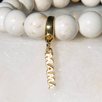 Mama Charm, Gold, Charm Bar | Charm Necklace or Bracelet