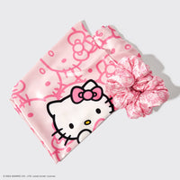 Hello Kitty x Kitsch Satin Pillowcase & Pillow Scrunchie Set