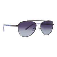 Alexandria: Raindrop Medallion Polarized Sunglasses