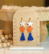 Astros Clay Earrings