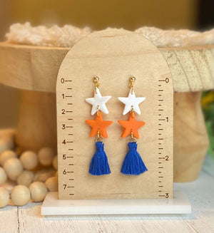 Astros Clay Earrings