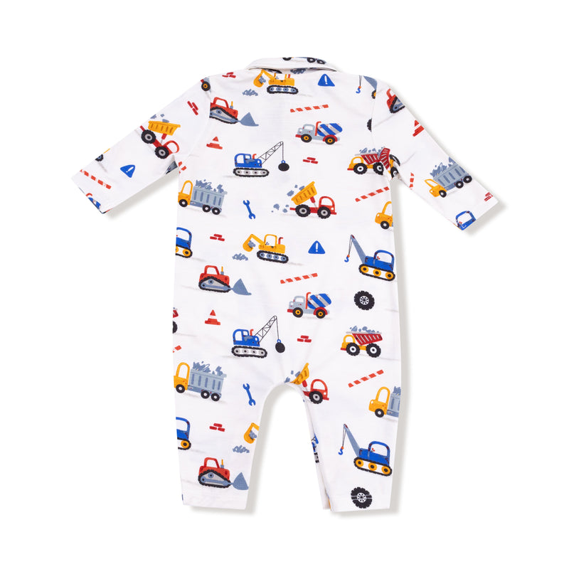 Crayon Construction - Polo Romper