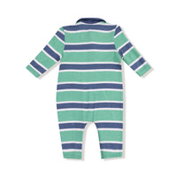 Rugby Stripe - Polo Romper