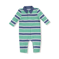 Rugby Stripe - Polo Romper