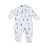 Bestie Dogs Blue - Polo Romper