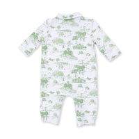 Golf Toile Green - Polo Romper