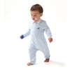 Baby Golf Carts - Blue - Polo Romper