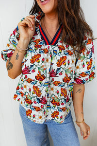 Beatrice - Multicolour Floral Blouse