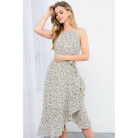 Monette-Spotted Print Dress