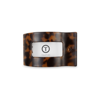 Tortoise | Small | Flat Rectangle Hair Clip
