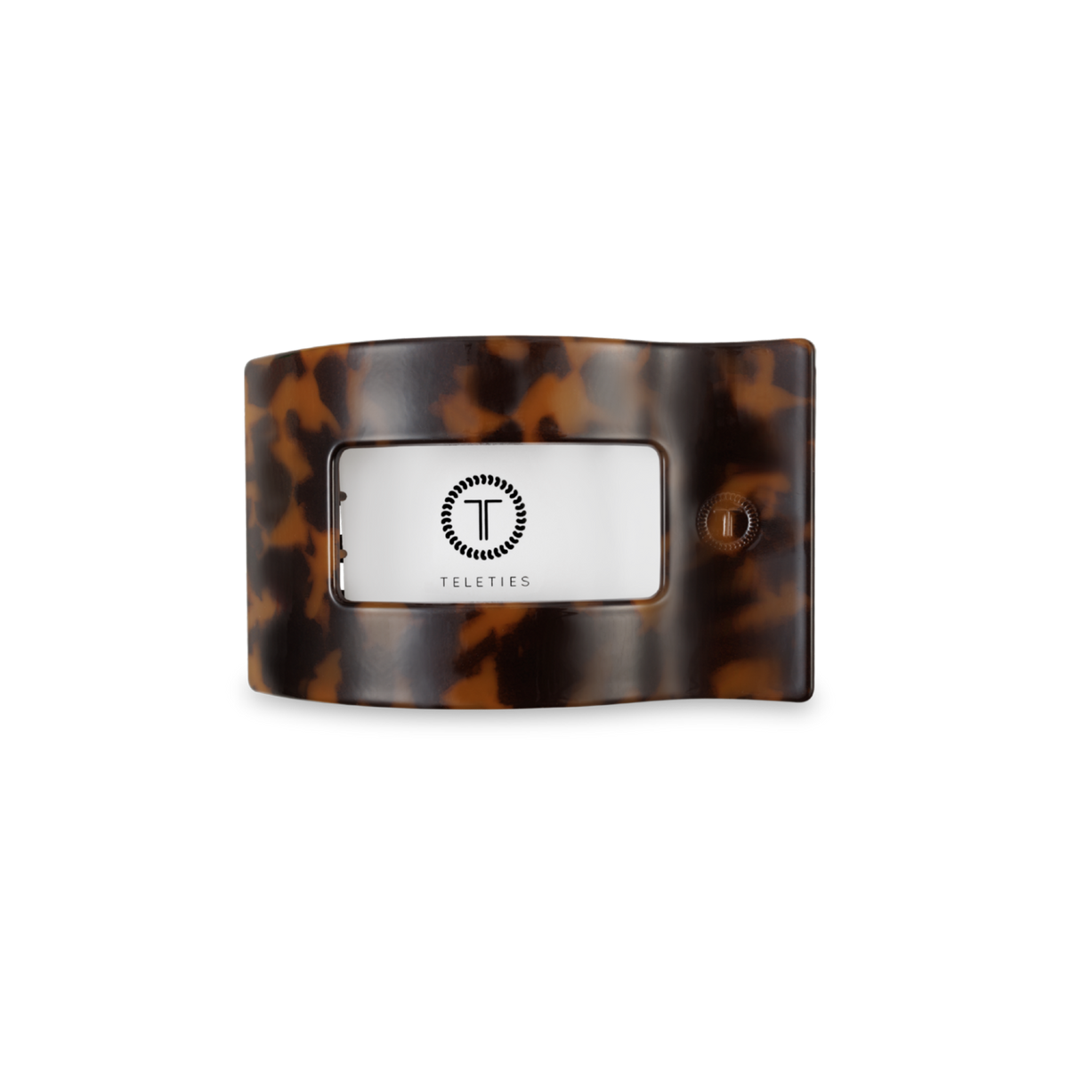 Tortoise | Small | Flat Rectangle Hair Clip