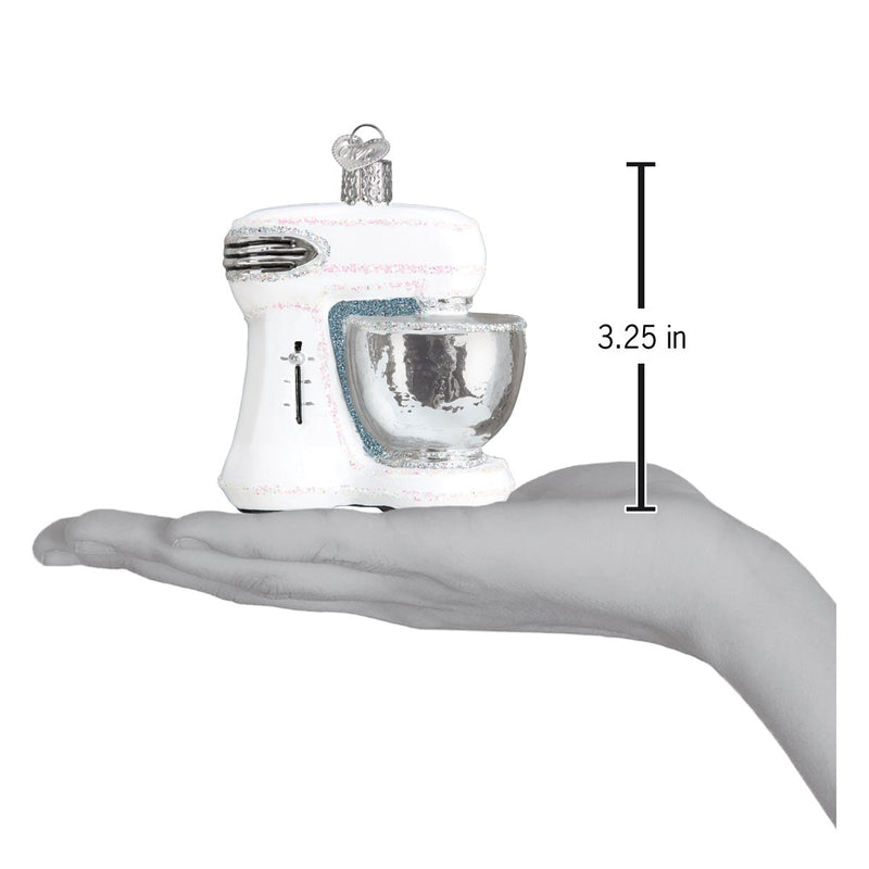 White Mixer Ornament