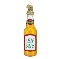 Elf Ale Beer Bottle Ornament