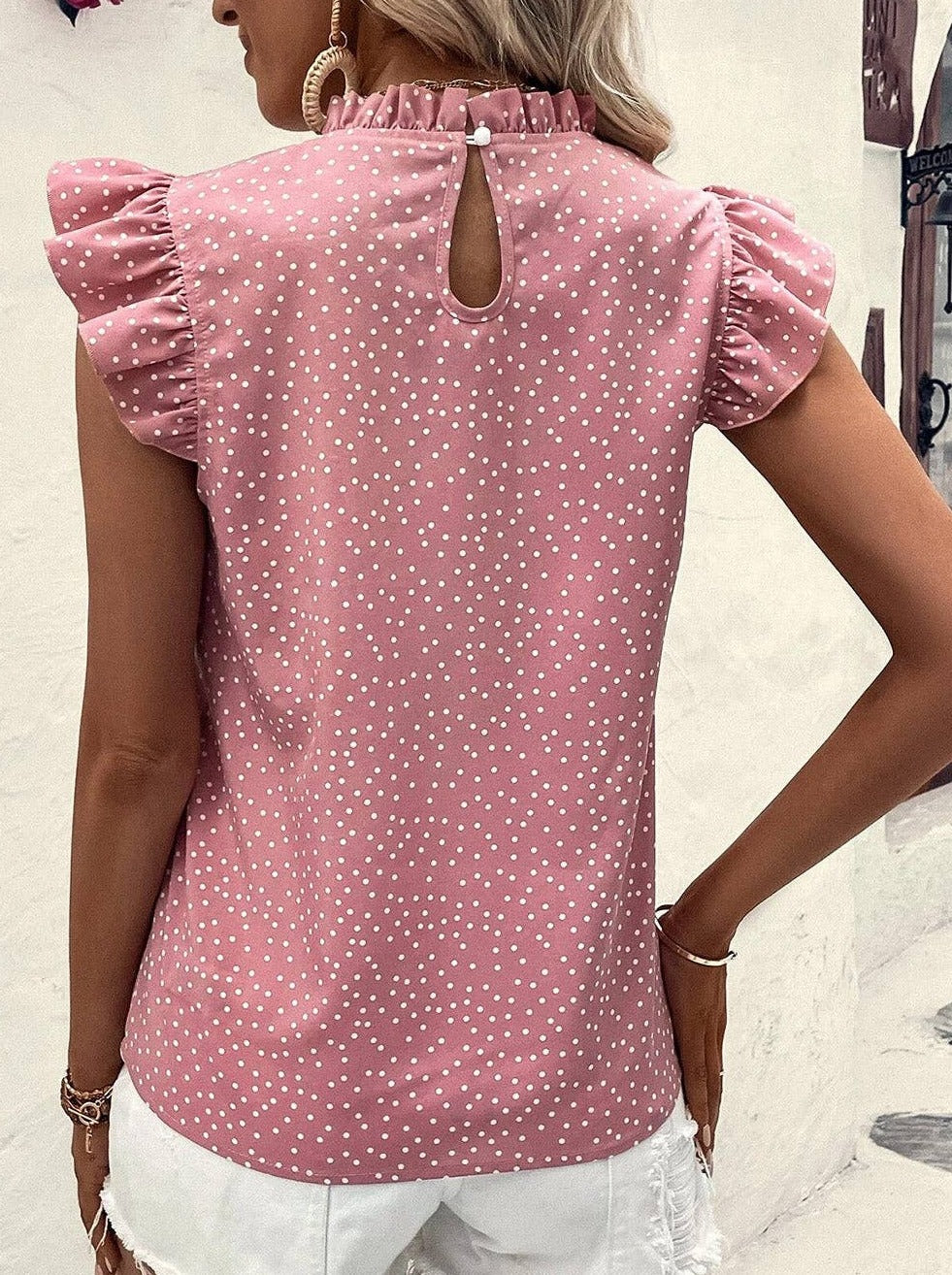 Paige Dotted Blouse