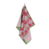 Live Love Pickleball Waffle Sports Towel   Pink/Green/White   17x24