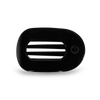 Round Flat Hair Clip | Med. | Jet Black