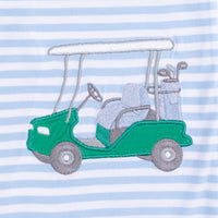 Striped Golf - Polo Shortie