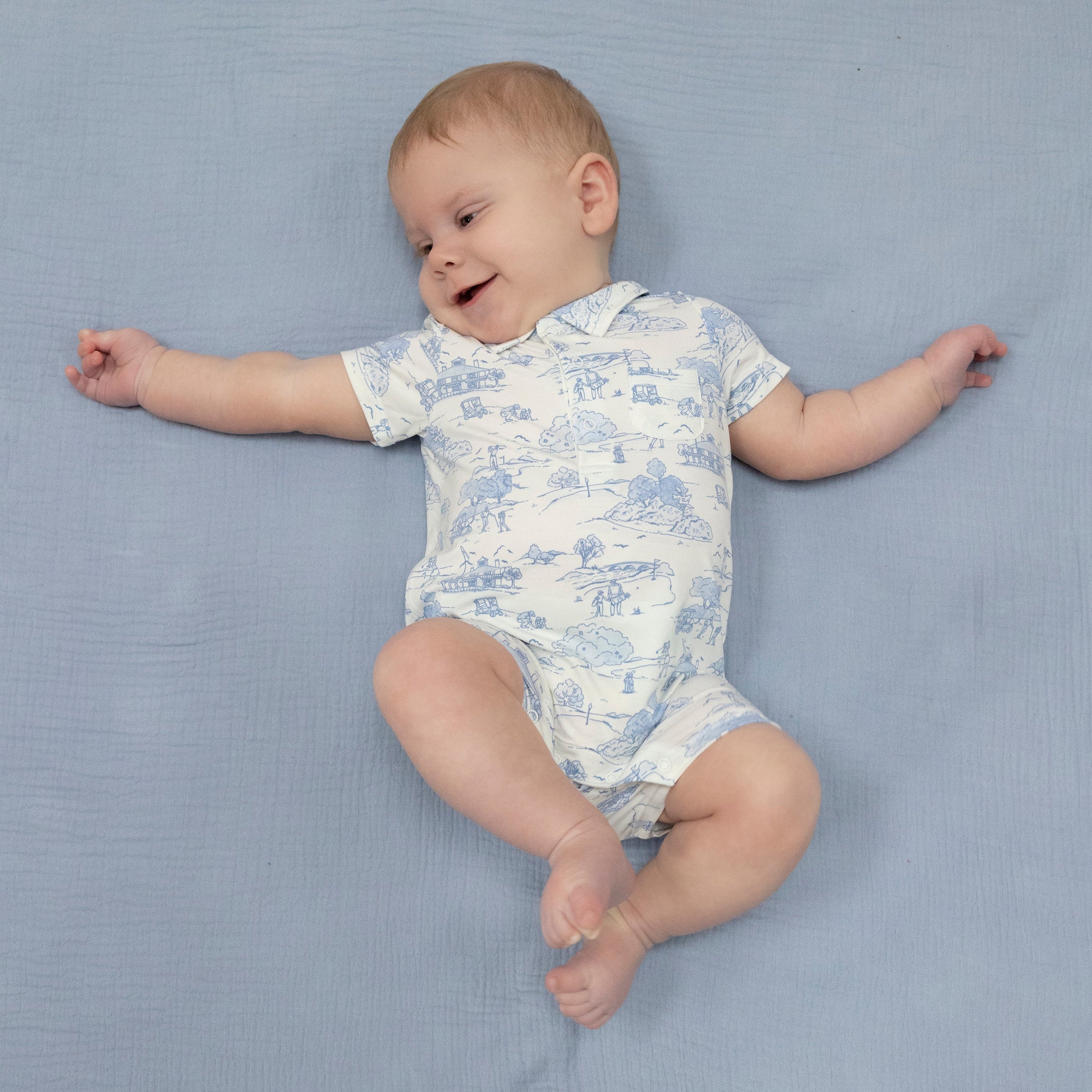 Golf Toile - Polo Shortie