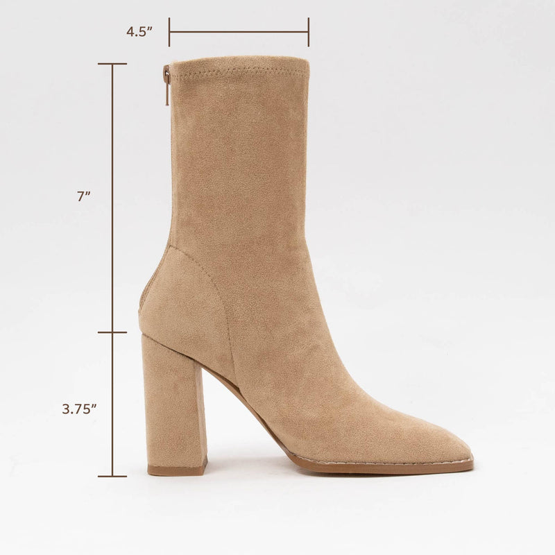 CCOCCI MINI PACK |  SQUARE-TOE SLIM-FIT ANKLE BOOTS