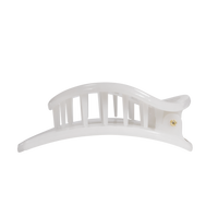 Coconut White | Large | Flat Circle Hair Clip