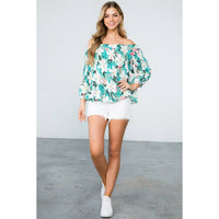 Naomi - Flower Print Multi Purpose Top