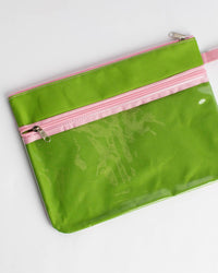 Bonaire Flamingo Wet/Dry Bag   Green/Pink/Multi   12x9