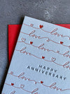 Happy Anniversary Letterpress Card