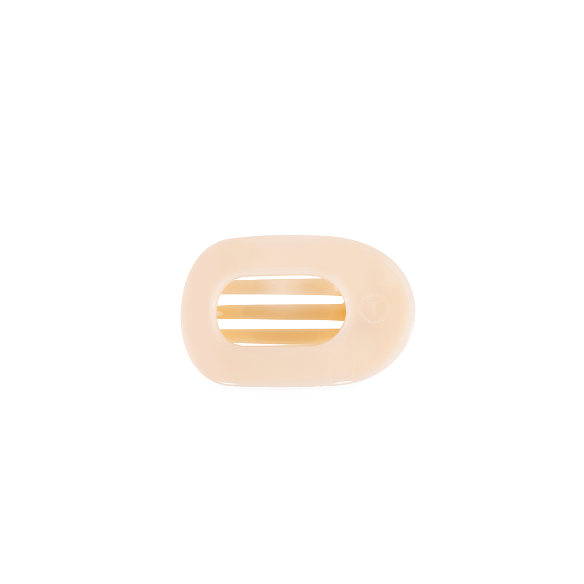 Almond Beige | Tiny | Flat Round Hair Clip