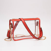 Game Day Stadium Clear Rectangle Crossbody Bags