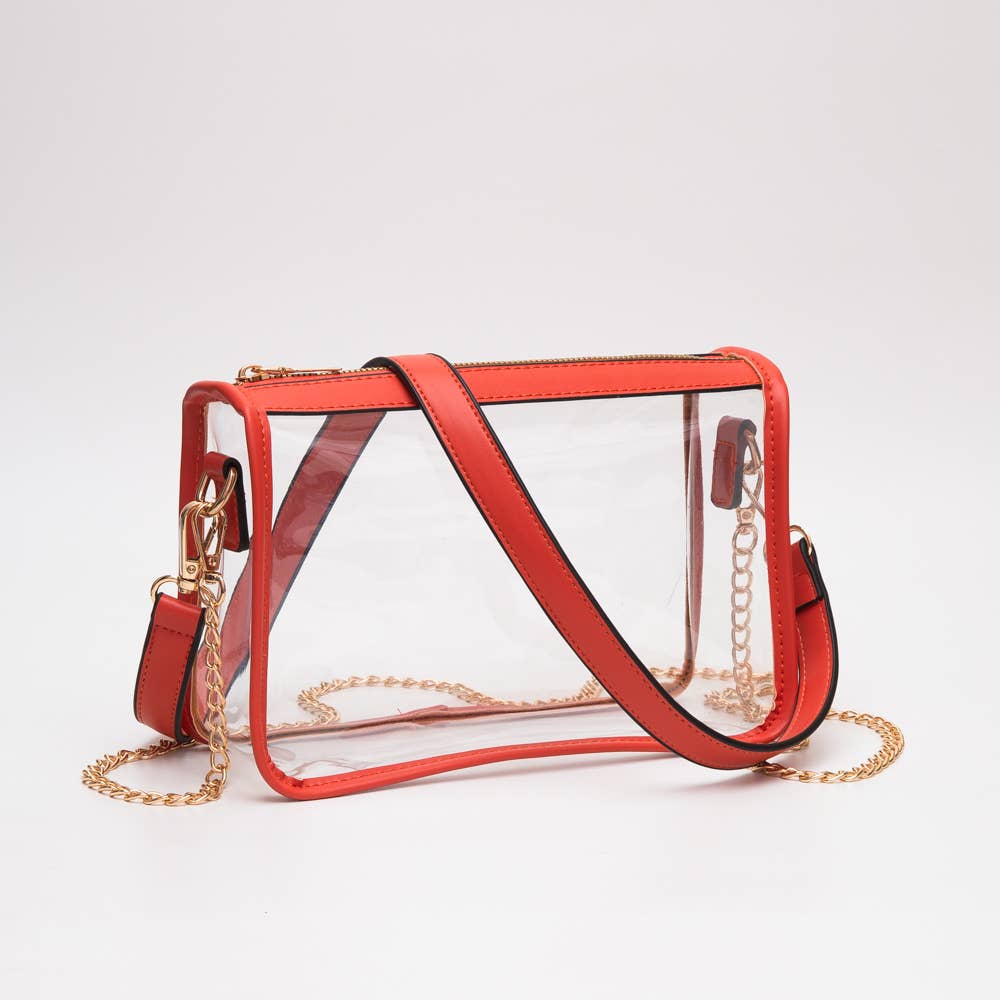 Game Day Stadium Clear Rectangle Crossbody Bags