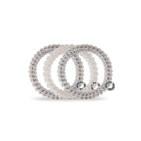 Spiral Hair Coils | Small | Silver Slay Hair Ties