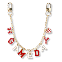 Game Day Team Spirit Enamel Bag Chain