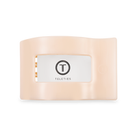 Almond Beige | Medium | Flat Rectangle Hair Clip