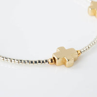 Faithful Cross Bangle-Silver, Cross Bracelet | Christian