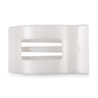 Coconut White | Large | Flat Rectangle Hair Clip