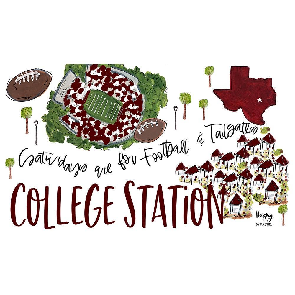 Saturdays In College Station Travel Mug (22oz)
