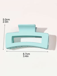 Big Square Matte Hair Claw Clips