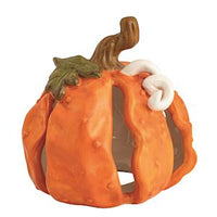 Stoneware Pumpkin Sitter Decor