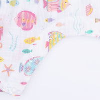 Sunny Coral Reef Fish - Smocked Romper