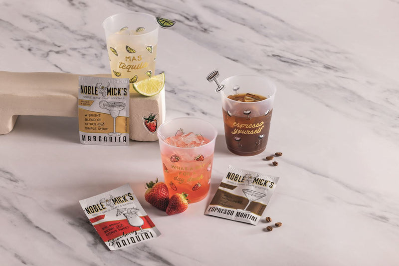 Cocktail Mix and Cups Sets