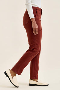 Aurora - High Waist Weekender w/ Knee darts C Pumpkin Spice