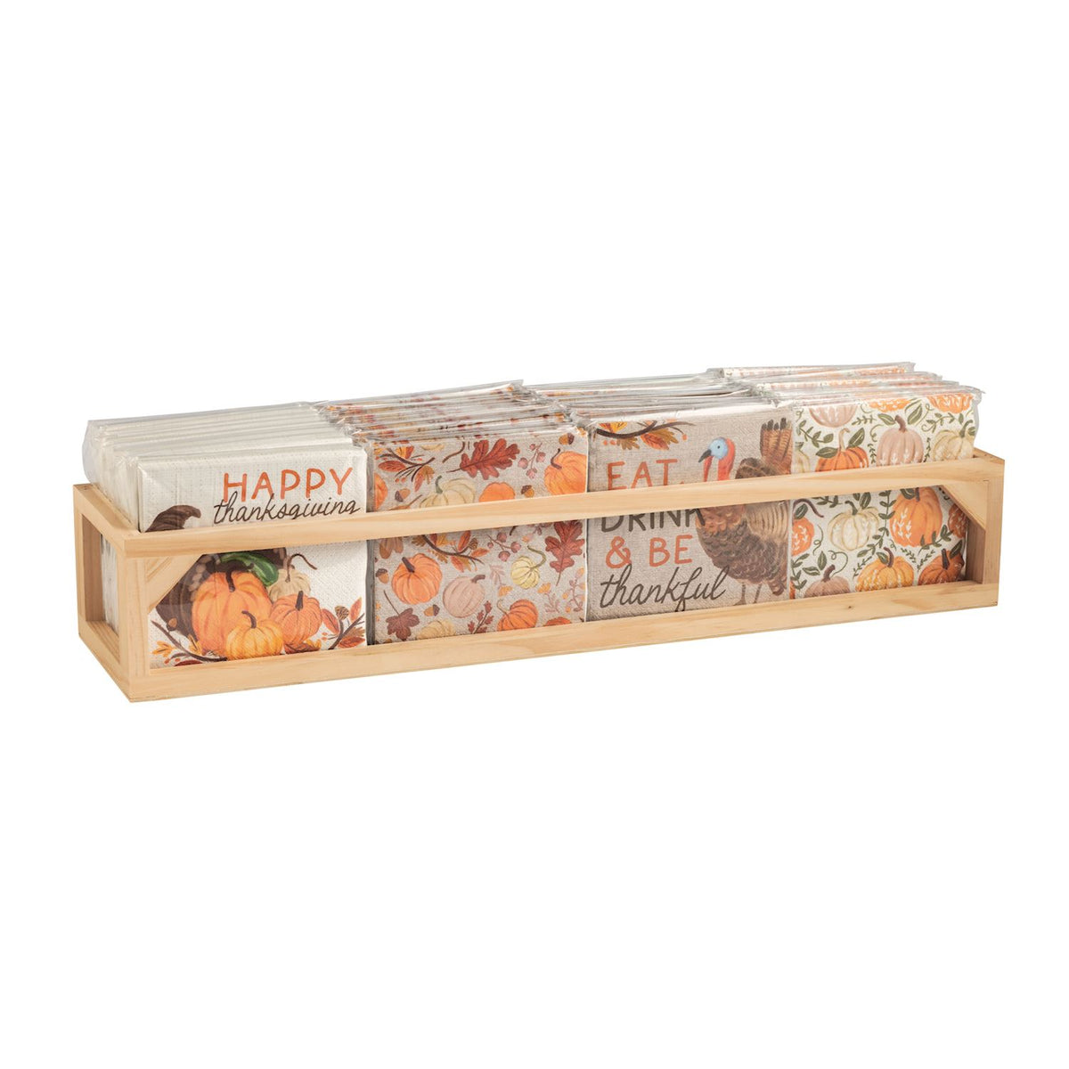 Thanksgiving Cocktail Napkin Sets – Pack of 12 Paper Napkins