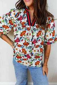 Beatrice - Multicolour Floral Blouse