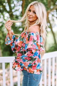 Jasmine - Floral Off Shoulder Blouse