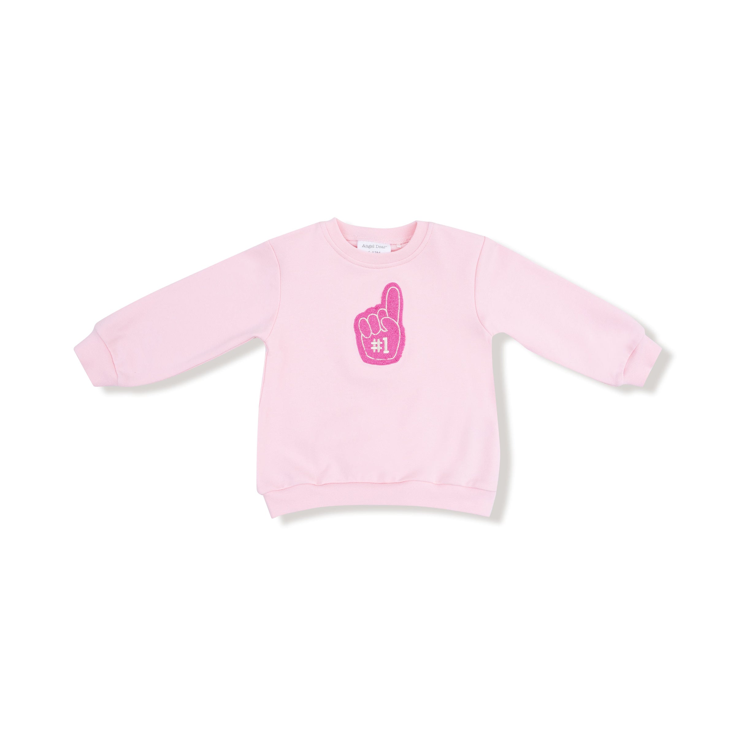 Varsity - Pink - #1 Fan Oversized Sweatshirt