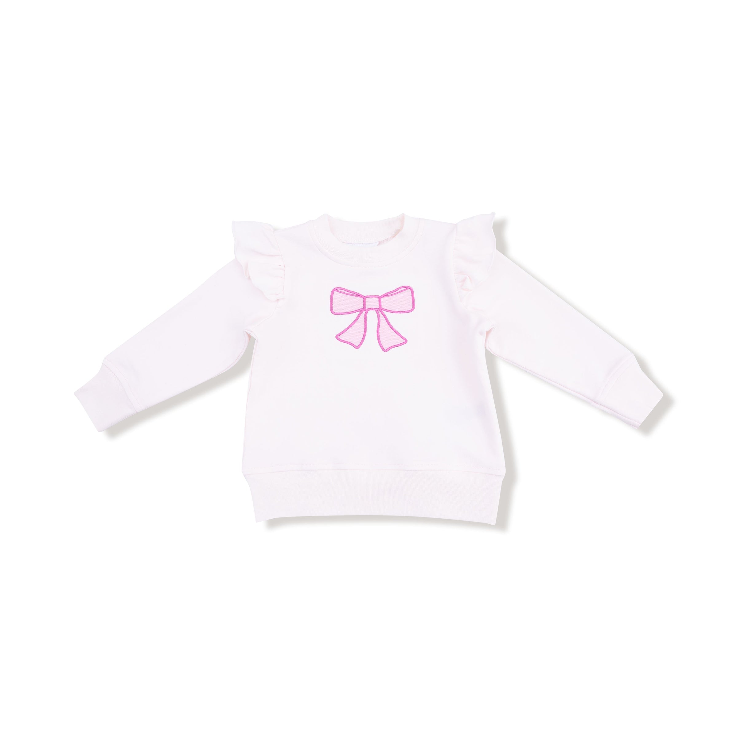 Pretty Bows - Bow Ruffle Sweatshirt