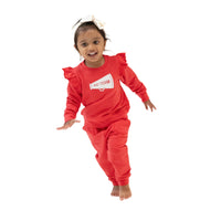Varsity - Red - Ruffle Megaphone Sweatshirt
