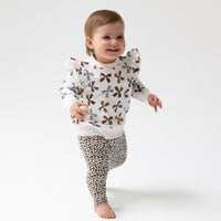 Leopard Rib - Legging