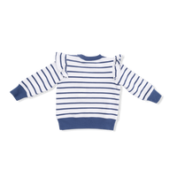 Sailor Sea Creatures Appliques - Ruffle Sweatshirt